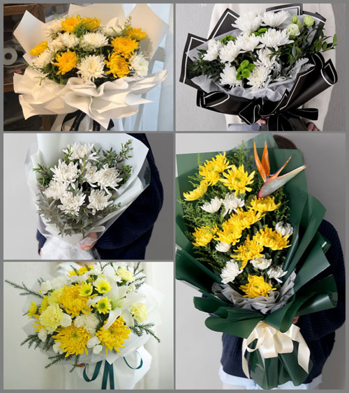 四川成都邛崃市平乐镇关帝村白事花束代送